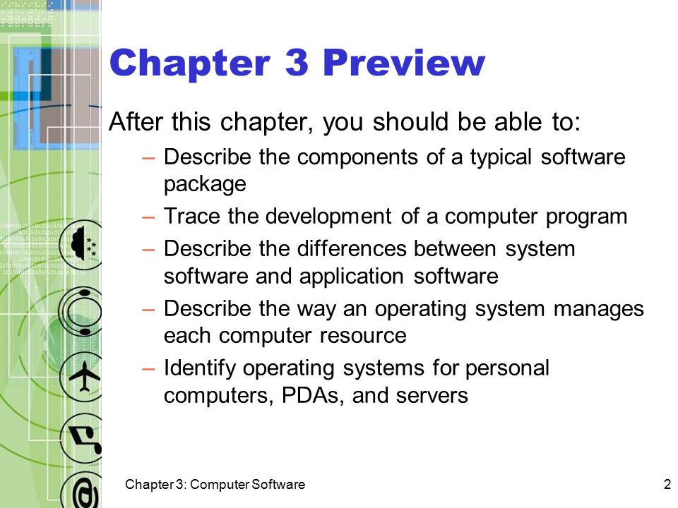Computer Software and Operating System